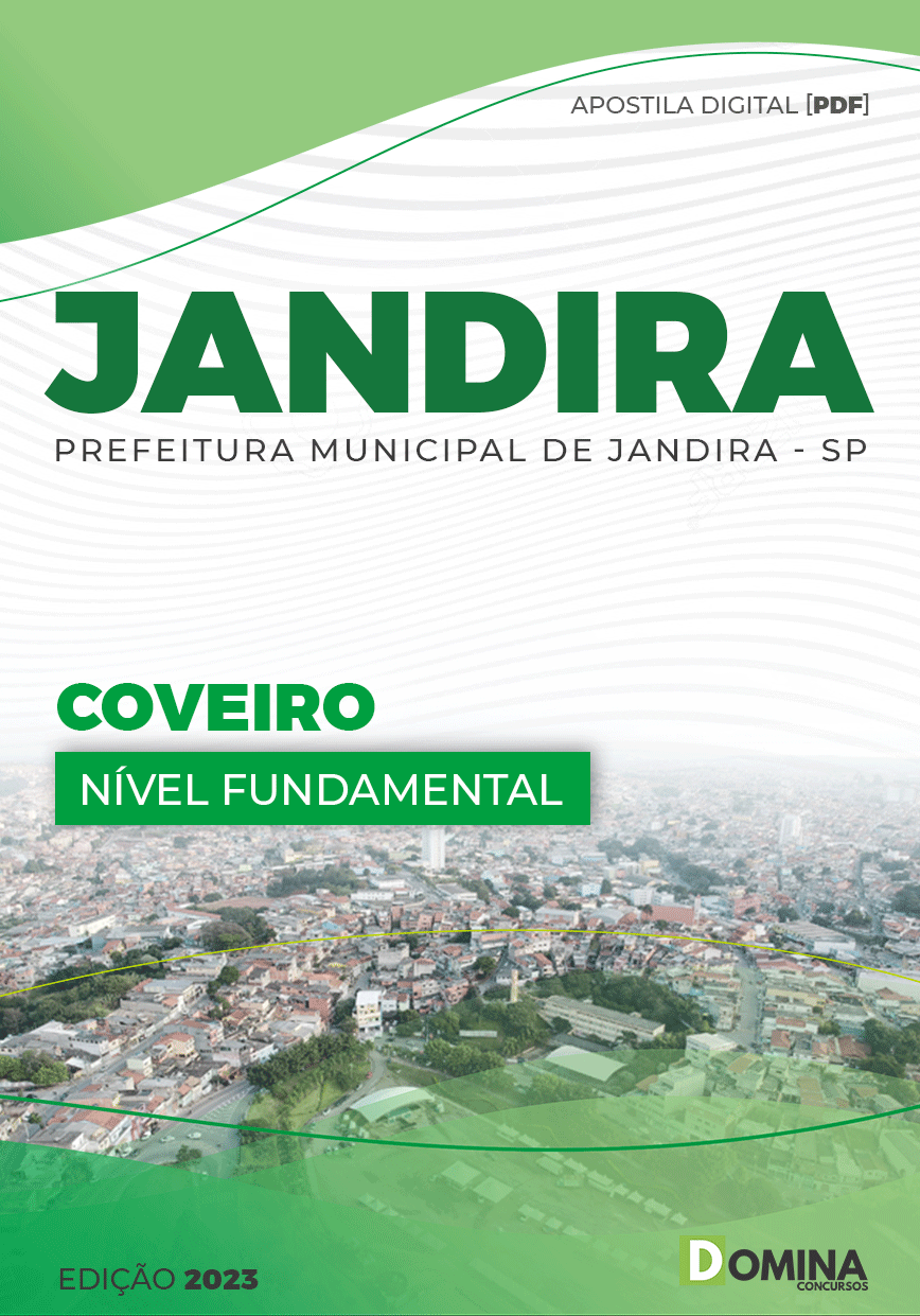 Apostila Digital Concurso Pref Jandira SP 2023 Coveiro