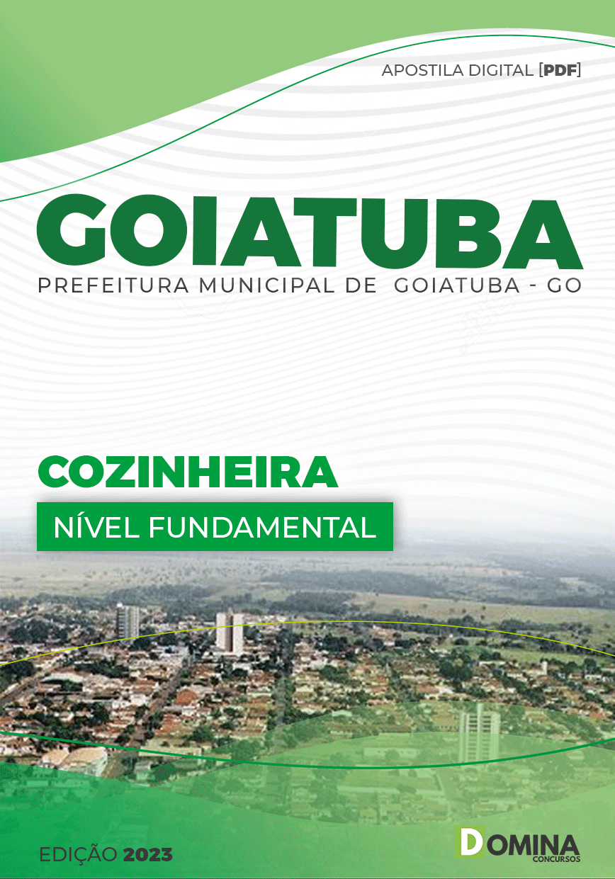 Apostila Concurso Pref Goiatuba GO 2023 Cozinheira