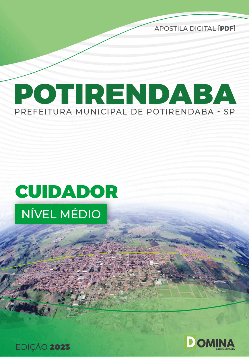 Apostila Concurso Pref Potirendaba SP 2023 Cuidador