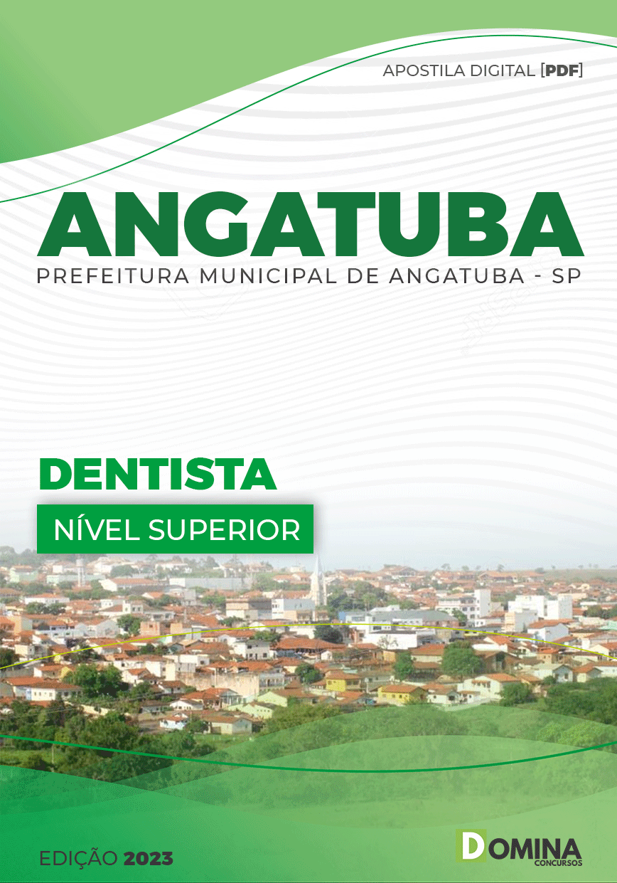 Apostila Concurso Pref Angatuba SP 2023 Dentista