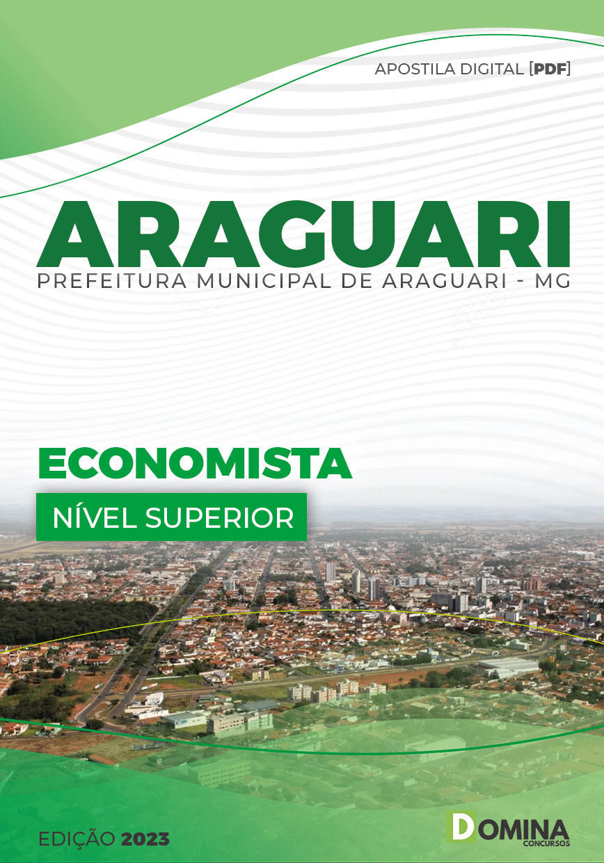 Apostila Concurso Pref Araguari MG 2023 Economista
