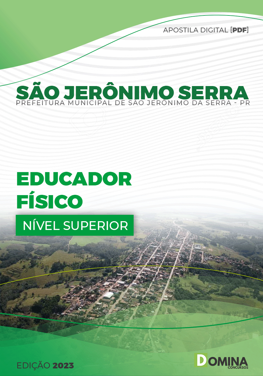 Apostila Pref São Jerônimo Serra PR 2023 Educador Físico