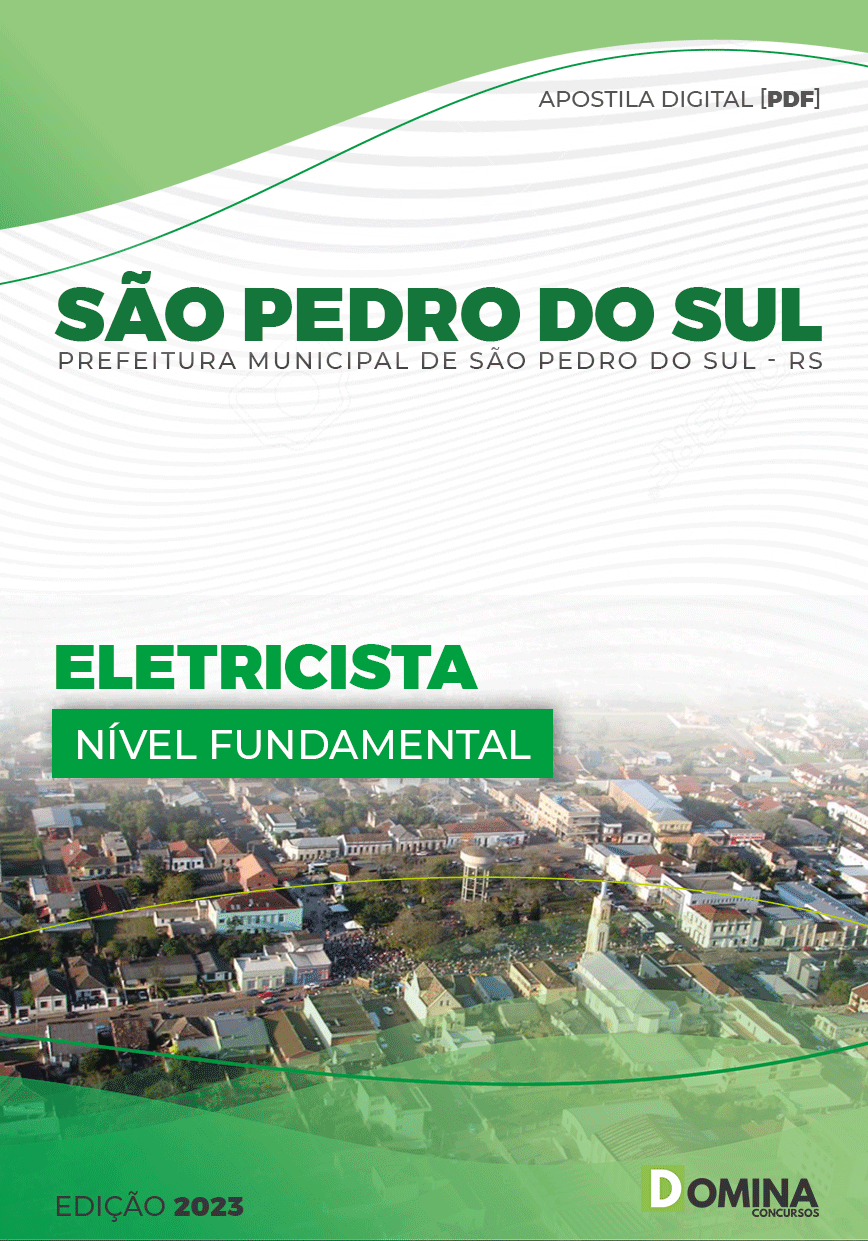 Apostila Digital Pref São Pedro do Sul RS 2023 Eletricista