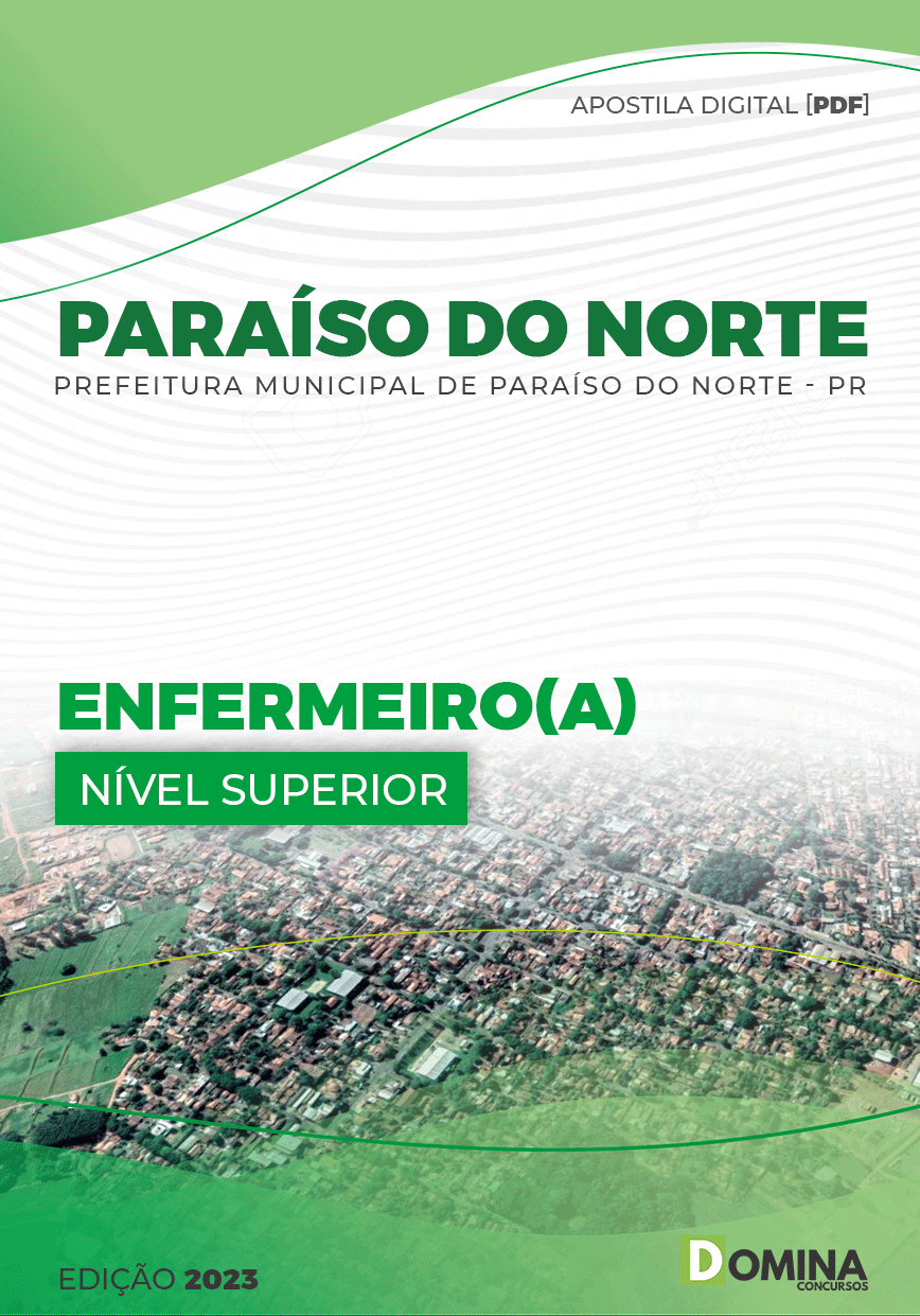 Apostila Digital Pref Paraíso Norte PR 2023 Enfermeiro