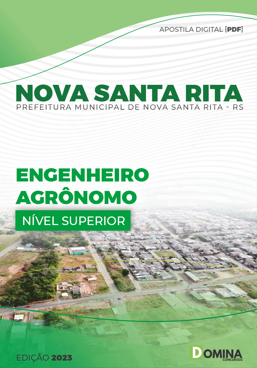 Apostila Pref Nova Santa Rita RS 2023 Engenheiro Agrônomo