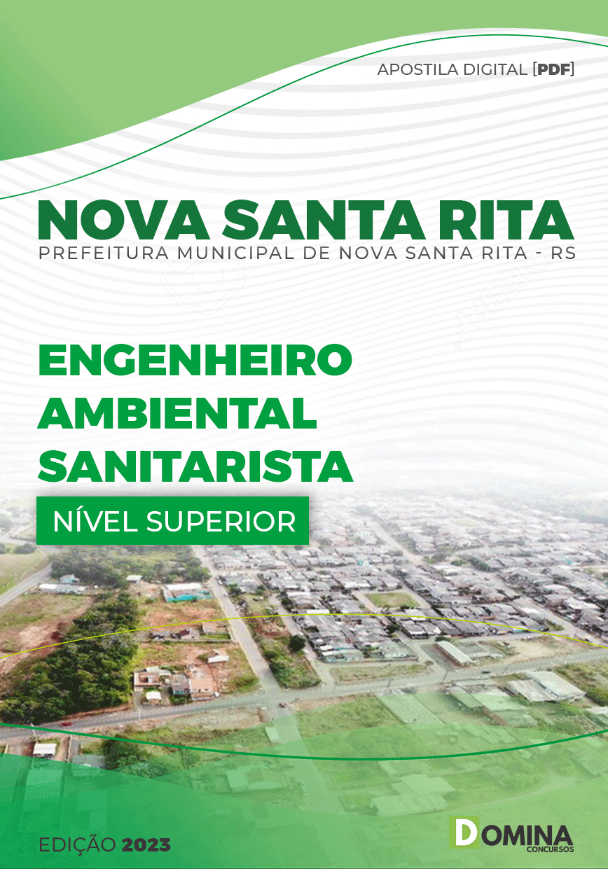Apostila Pref Nova Santa Rita RS 2023 Engenheiro Ambiental Sanitarista