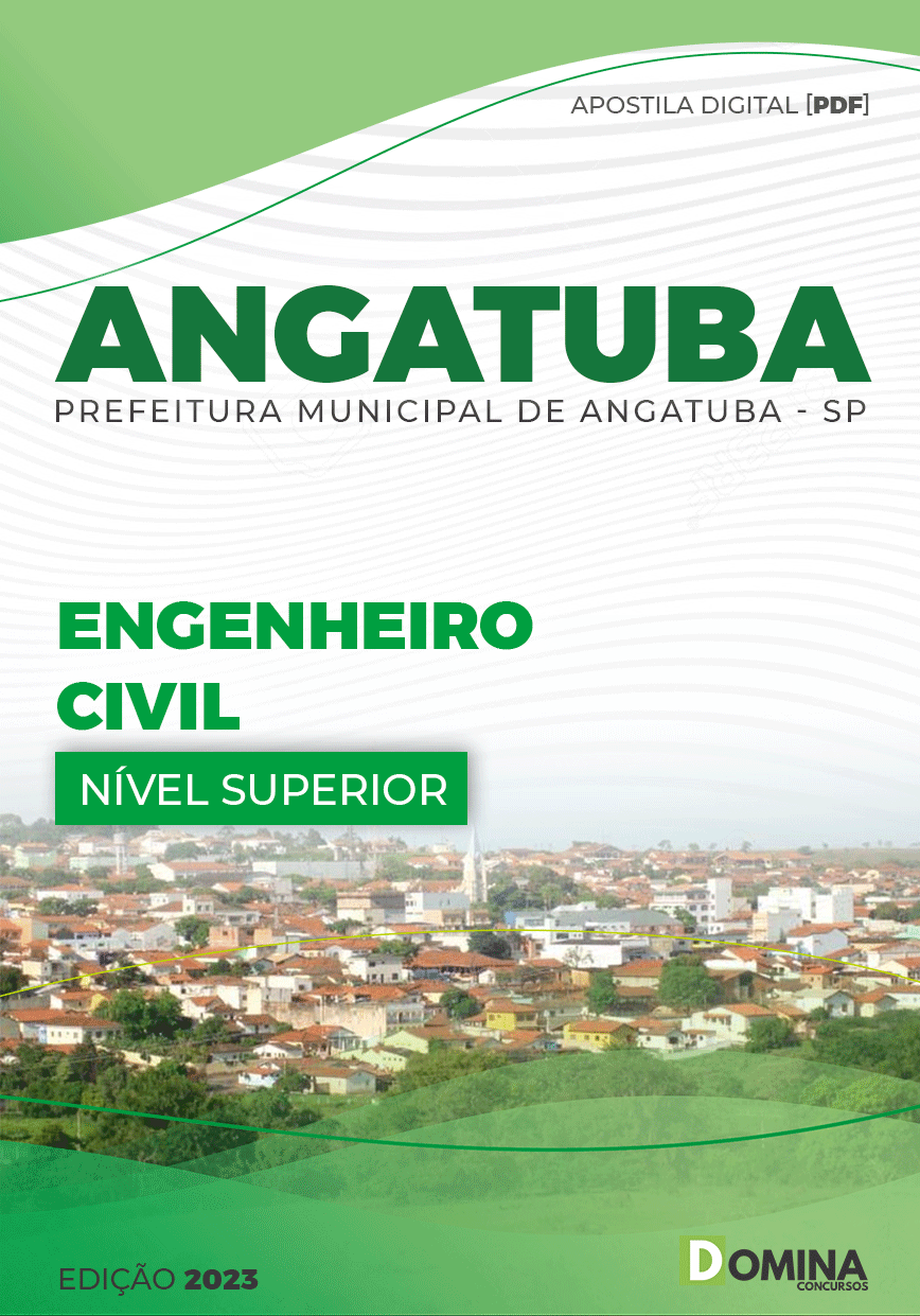 Apostila Concurso Pref Angatuba SP 2023 Engenheiro Civil