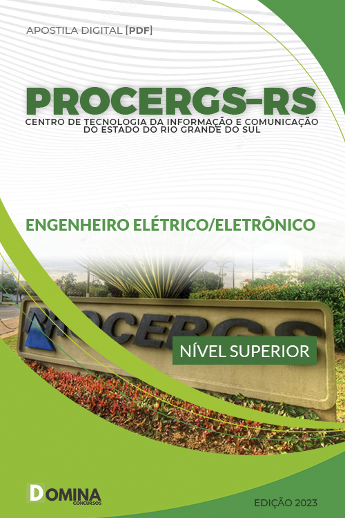 Apostila PROCERGS RS 2023 Analista Técnico Engenheiro Elétrico
