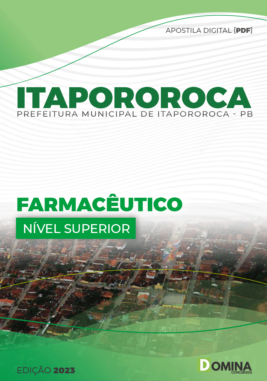 Apostila Digital Pref Itapororoca PB 2023 Farmacêutico