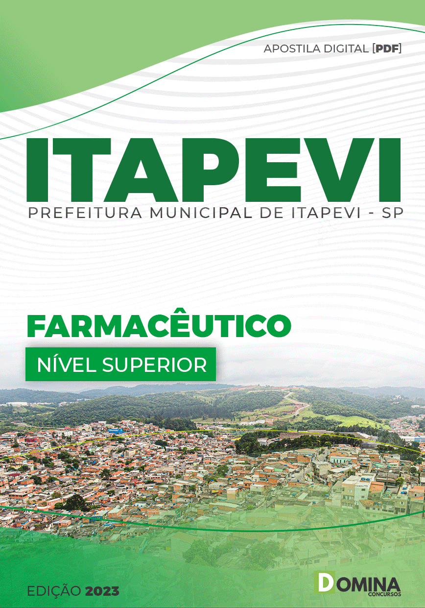 Apostila Digital Pref Itapevi SP 2023 Farmacêutico