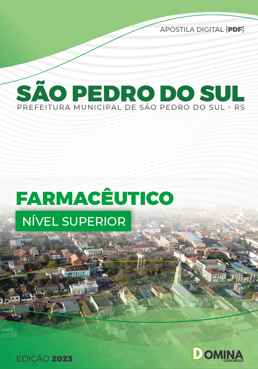 Apostila Digital Pref São Pedro do Sul RS 2023 Farmacêutico