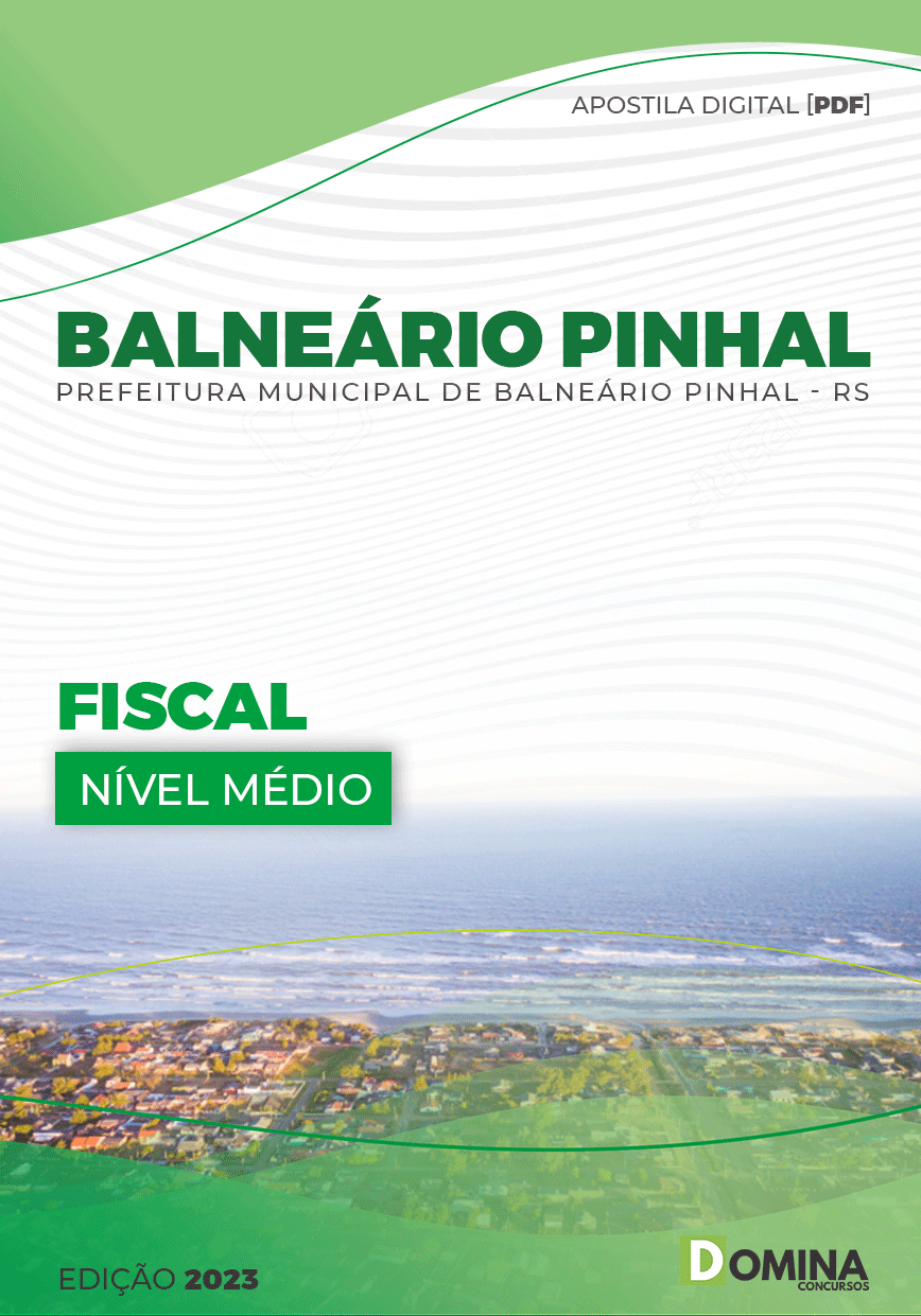 Apostila Digital Pref Balneário Pinhal RS 2023 Fiscal