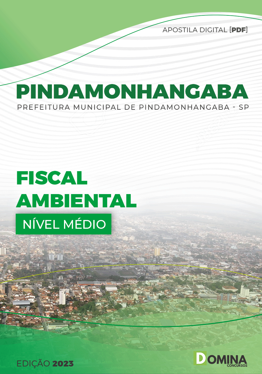 Apostila Pref Pindamonhangaba SP 2023 Fiscal Ambiental