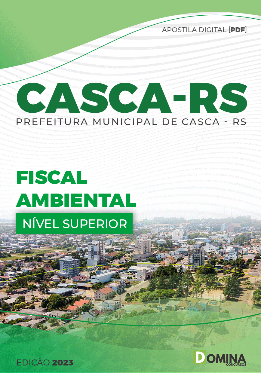 Apostila Concurso Pref Casca RS 2023 Fiscal Ambiental