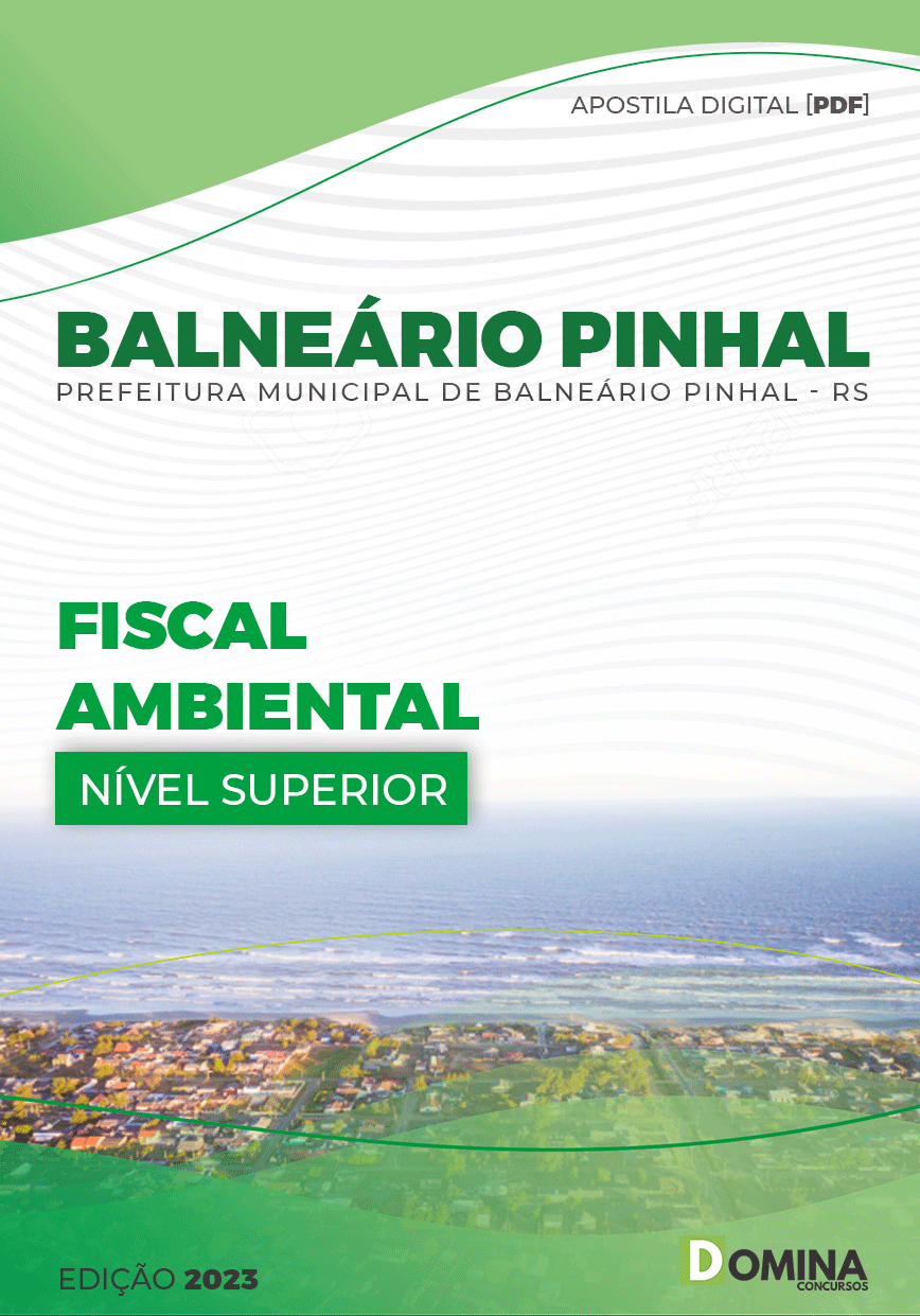 Apostila Pref Balneário Pinhal RS 2023 Fiscal Ambiental