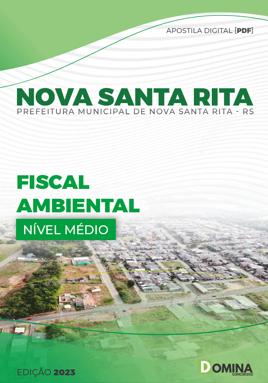 Apostila Pref Nova Santa Rita RS 2023 Fiscal Ambiental