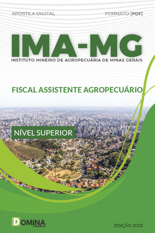 Apostila IMA MG 2023 Fiscal Assistente Agropecuário