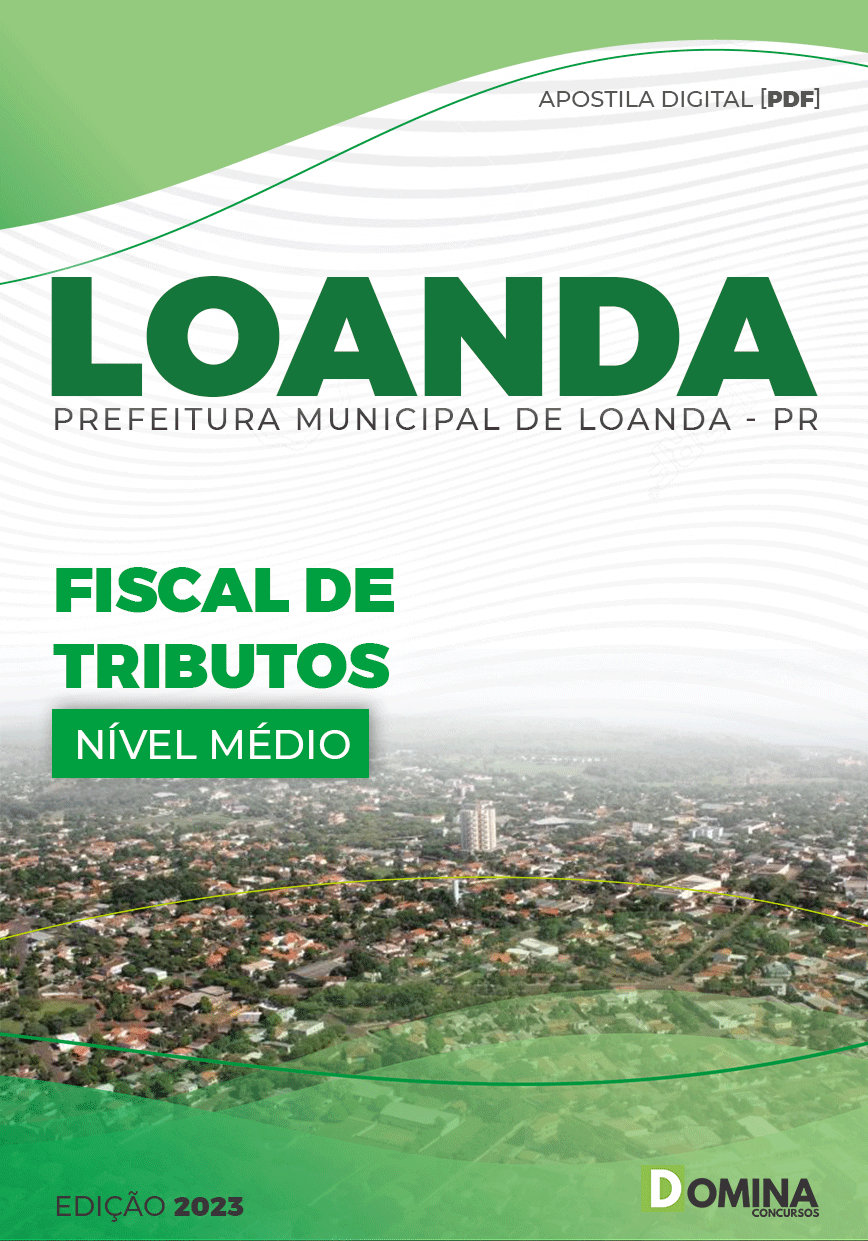 Apostila Digital Pref Loanda PR 2023 Fiscal Tributos