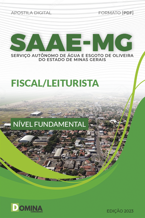 Apostila Digital Concurso SAAE MG 2023 Fiscal Leiturista