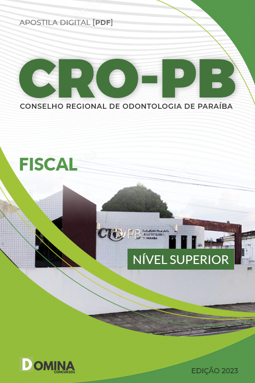 Apostila Digital Concurso Público CRO PB 2023 Fiscal