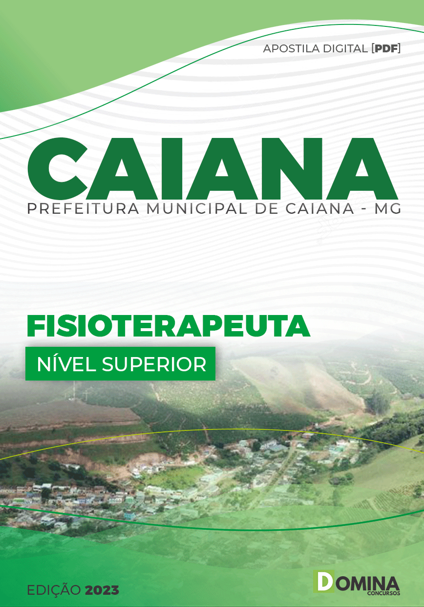 Apostila Concurso Pref Caiana MG 2023 Fisioterapeuta