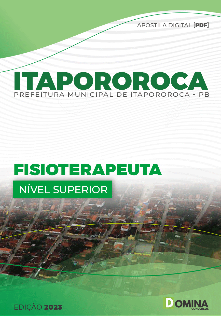 Apostila Digital Pref Itapororoca PB 2023 Fisioterapeuta