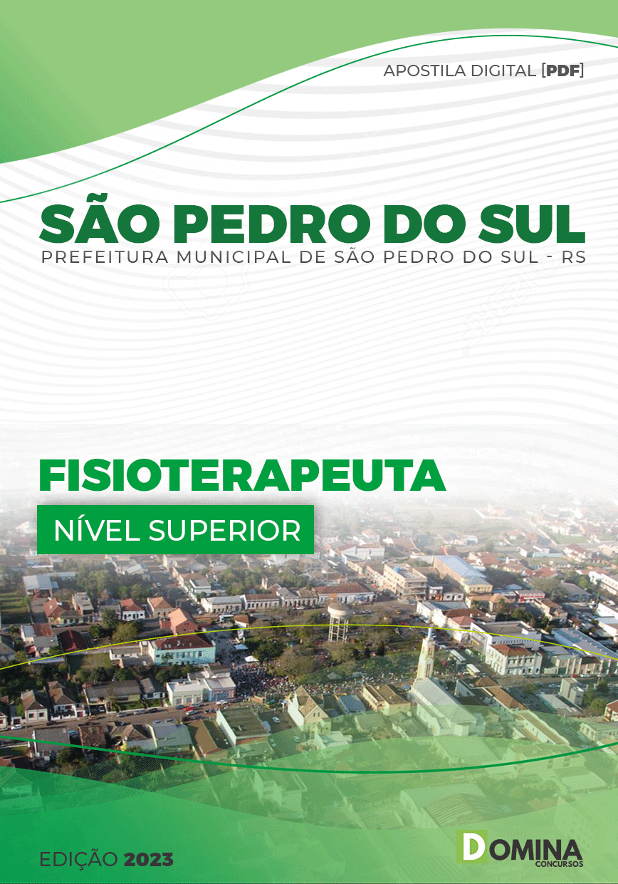 Apostila Digital Pref São Pedro do Sul RS 2023 Fisioterapeuta