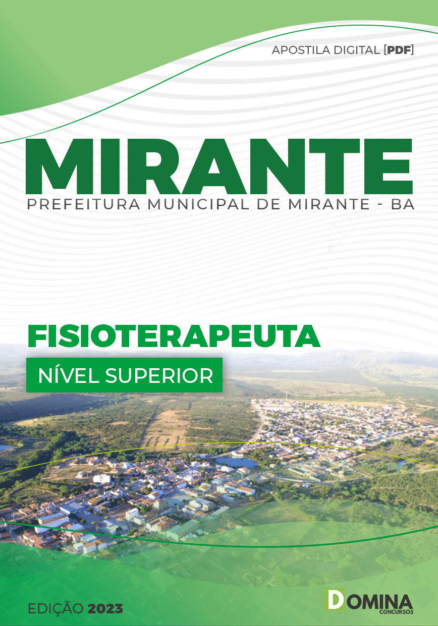 Apostila Concurso Pref Mirante BA 2023 Fisioterapeuta