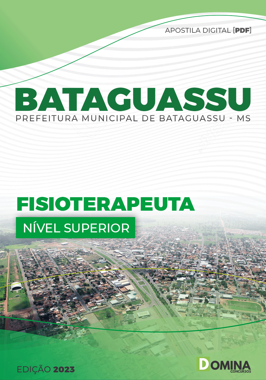 Apostila Digital Pref Bataguassu MS 2023 Fisioterapeuta