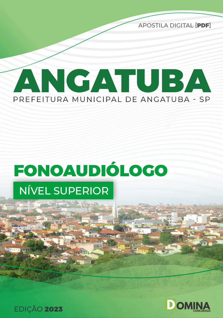 Apostila Concurso Pref Angatuba SP 2023 Fonoaudiólogo