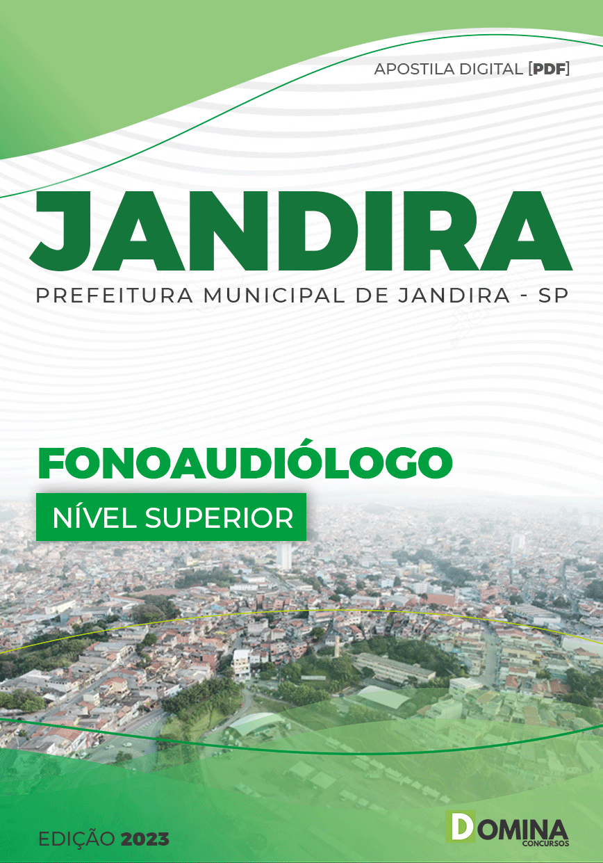 Apostila Concurso Pref Jandira SP 2023 Fonoaudiólogo