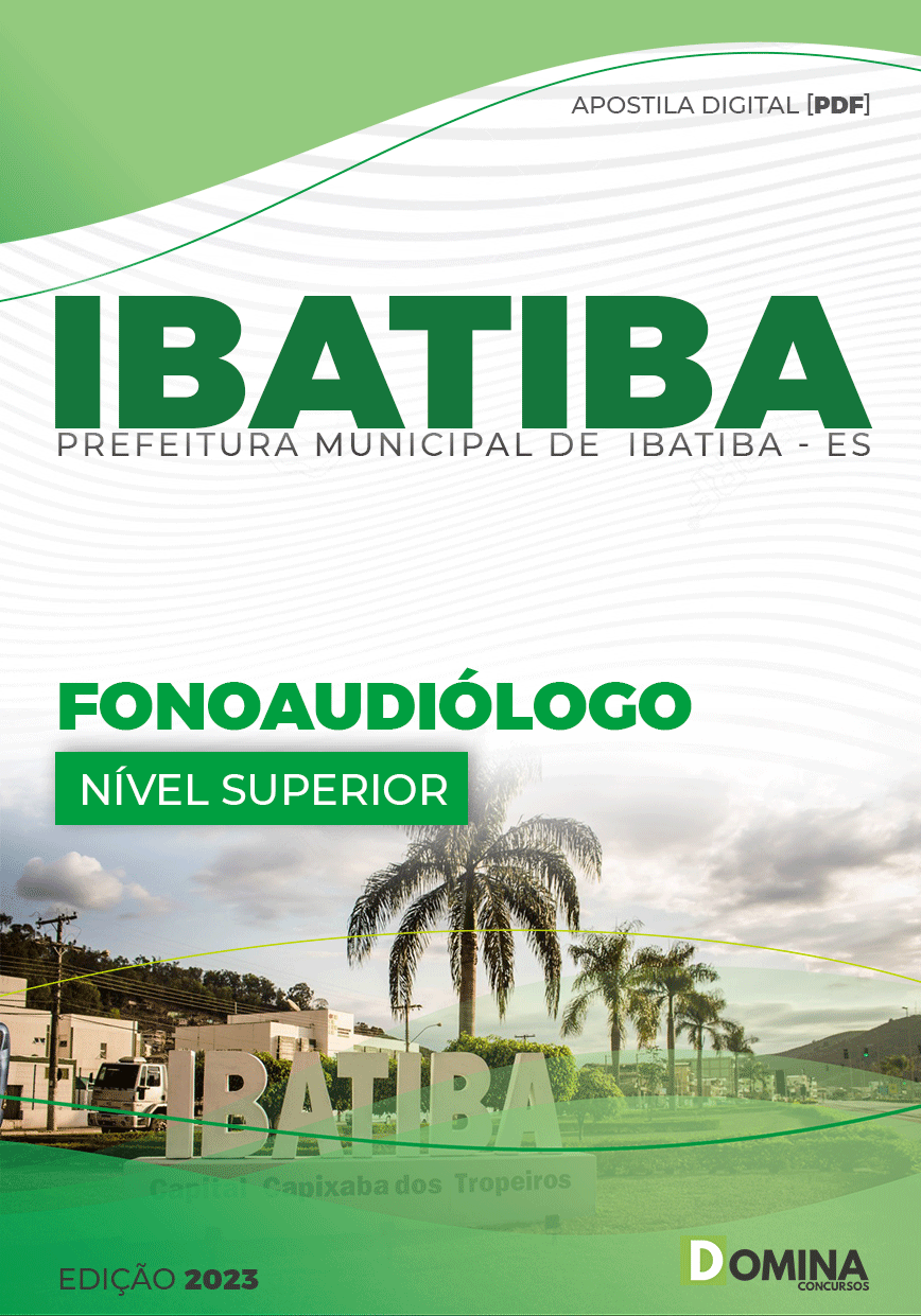 Apostila Concurso Pref Ibatiba ES 2023 Fonoaudiólogo