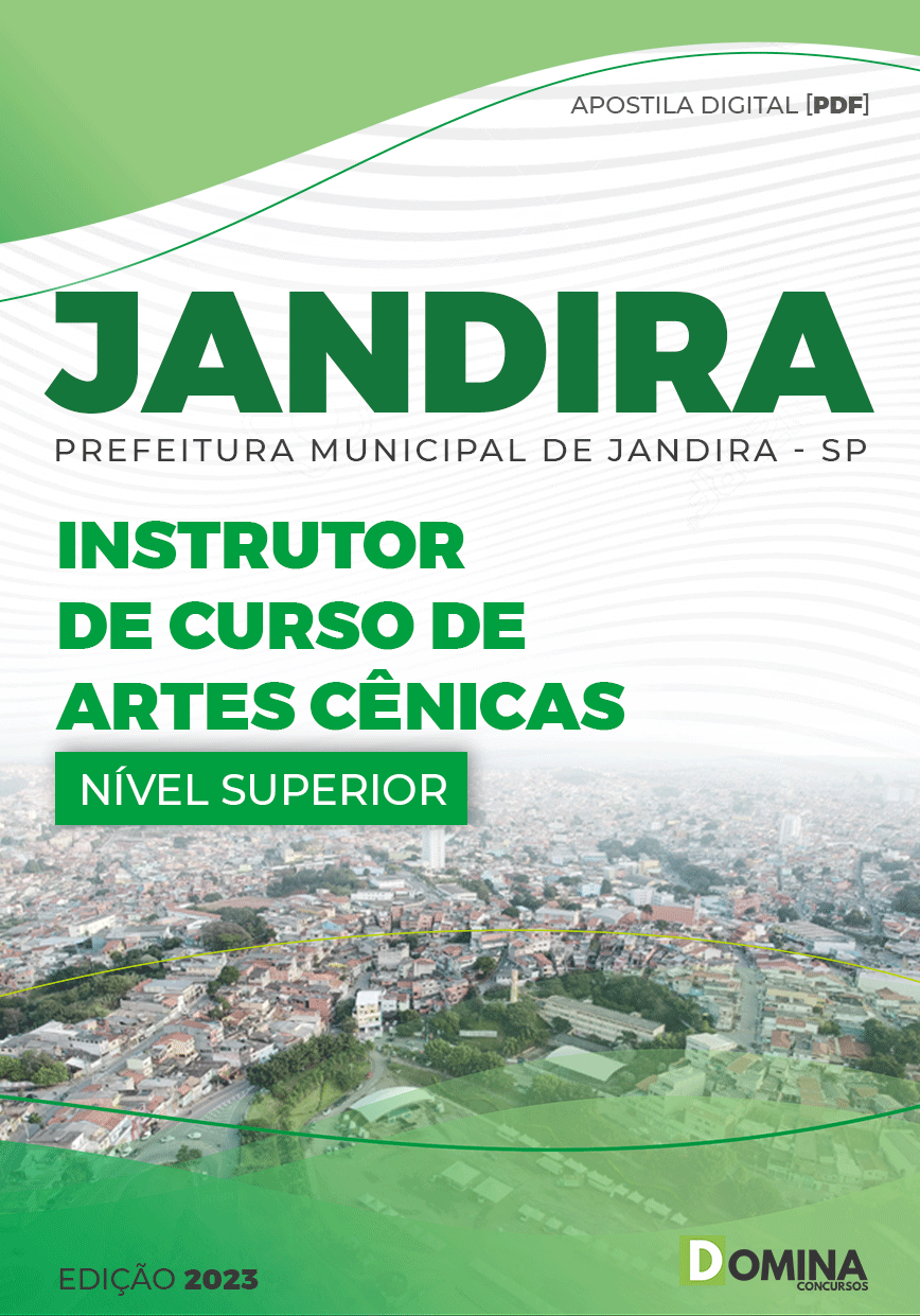 Apostila Concurso Pref Jandira SP 2023 Instrutor Artes Ciências