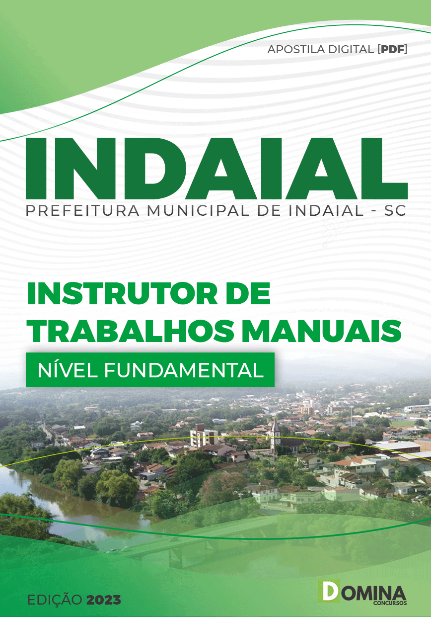 Apostila Pref Indaial SC 2023 Instrutor Trabalhos Manuais