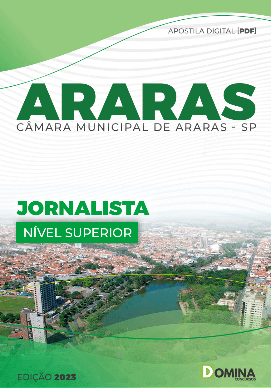 Apostila Concurso Câmara Araras SP 2023 Jornalista
