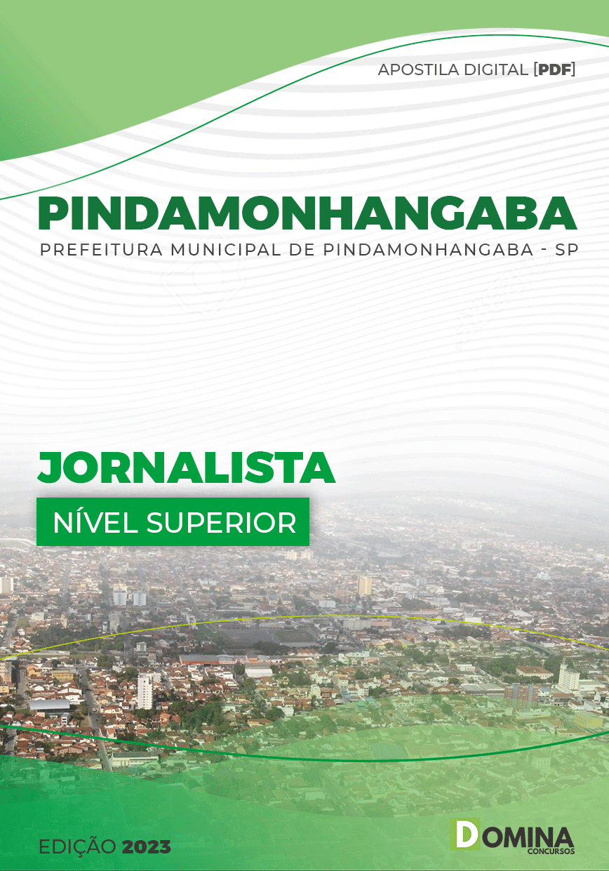 Apostila Pref Pindamonhangaba SP 2023 Jornalista