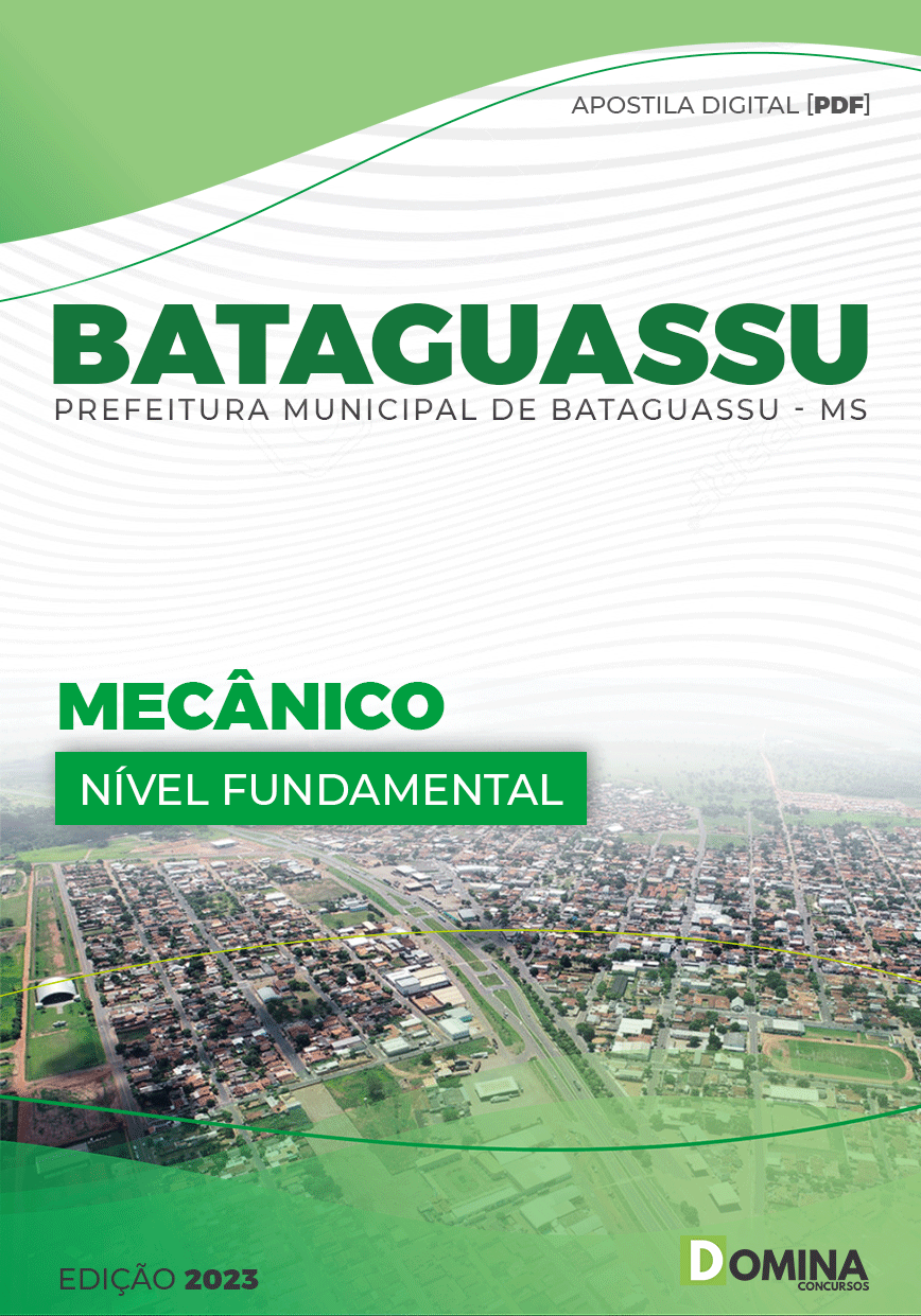 Apostila Concurso Pref Bataguassu MS 2023 Mecânico