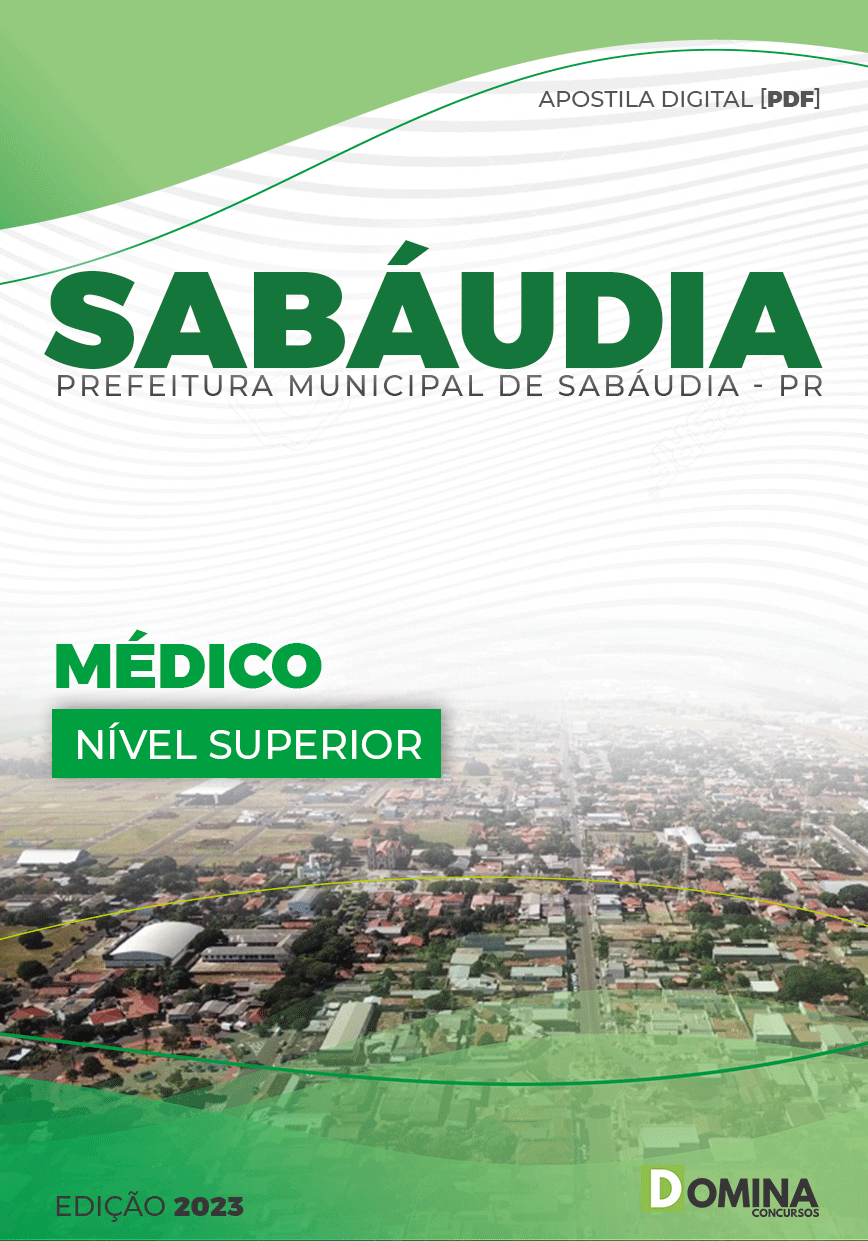 Apostila Concurso Pref Sabáudia PR 2023 Médico
