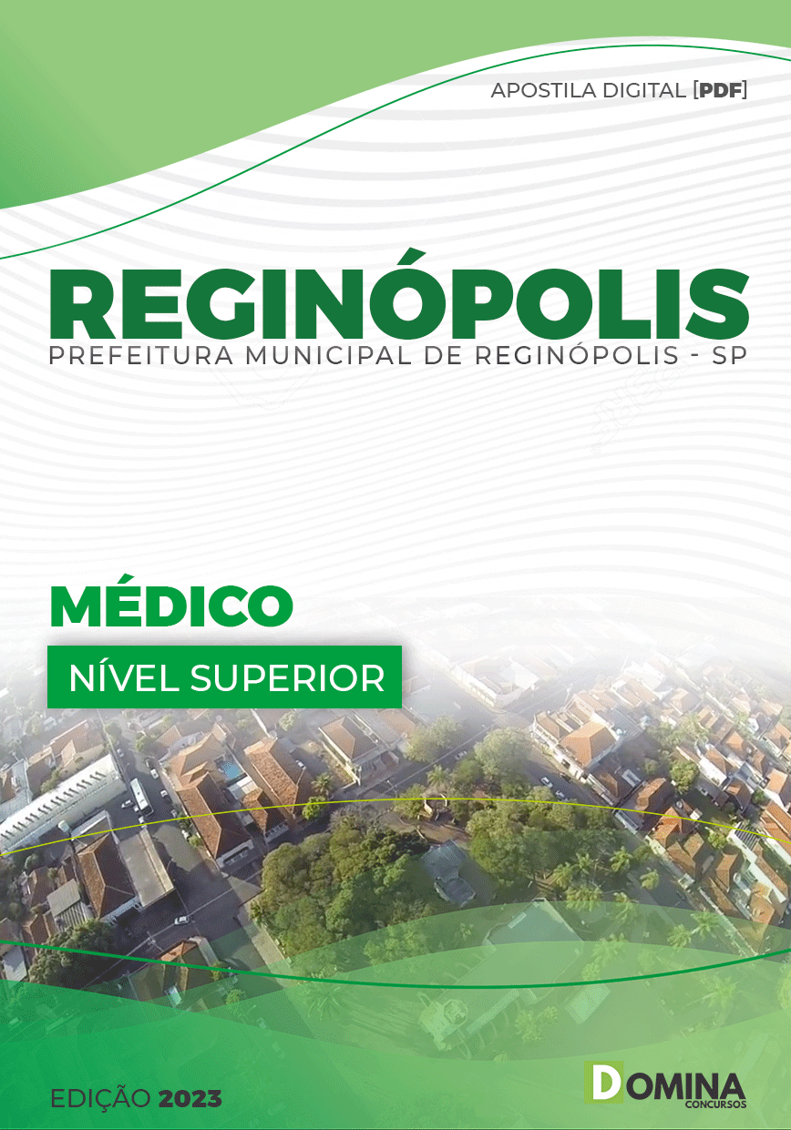 Apostila Concurso Pref Reginópolis SP 2023 Médico