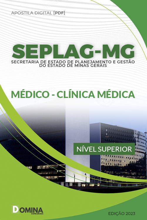 Apostila SEPLAG MG 2023 Analista Seguridade Medicina Clínica Médica