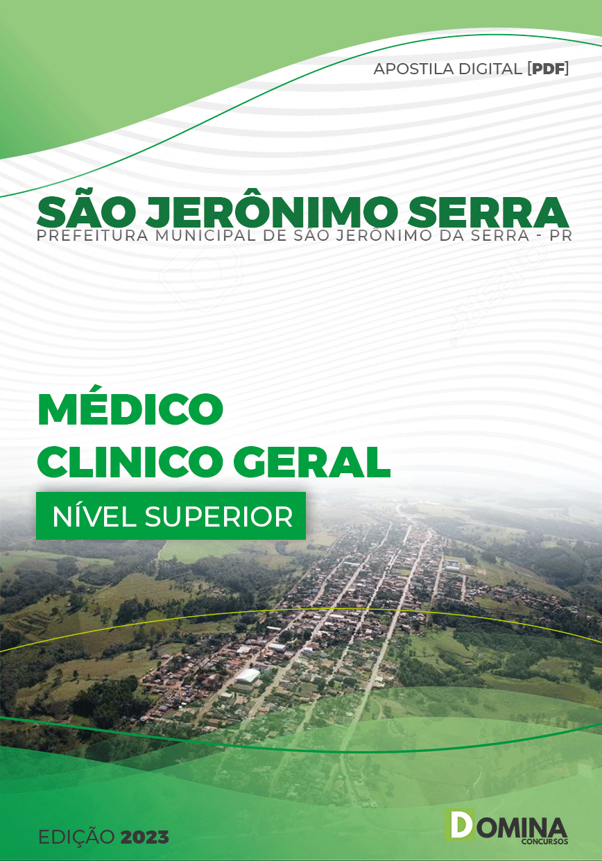 Apostila Pref São Jerônimo Serra PR 2023 Médico Clínico Geral