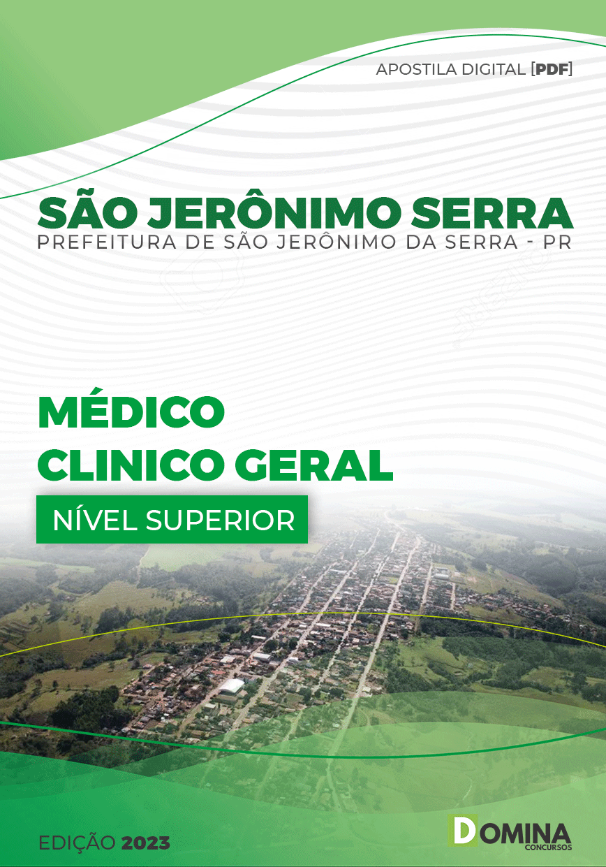 Apostila Pref São Jerônimo Serra PR 2023 Médico Clínico Geral
