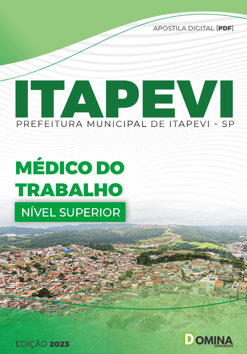 Apostila Digital Pref Itapevi SP 2023 Médico Trabalho