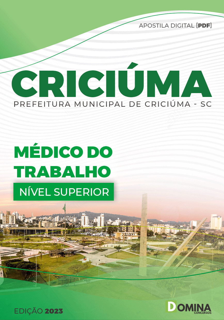 Apostila Concurso Pref Criciúma Sc 2023 Médico Trabalho