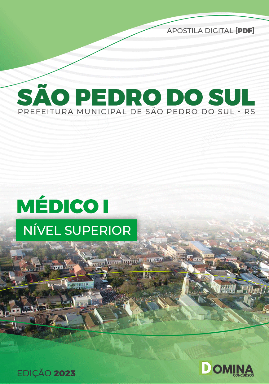 Apostila Digital Pref São Pedro do Sul RS 2023 Médico I