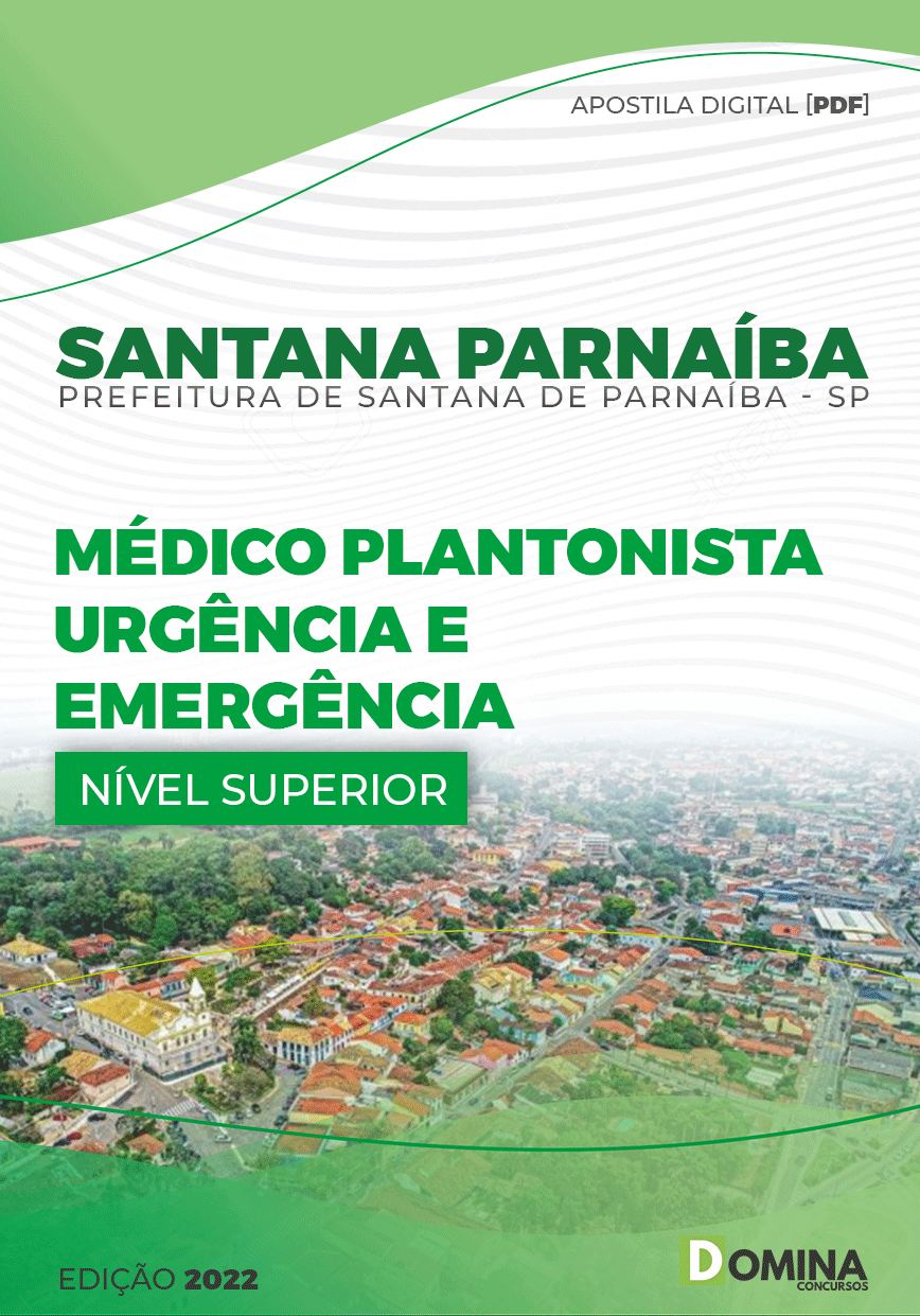 Apostila Pref Santana Parnaíba SP 2023 Médico Urgência Emergência