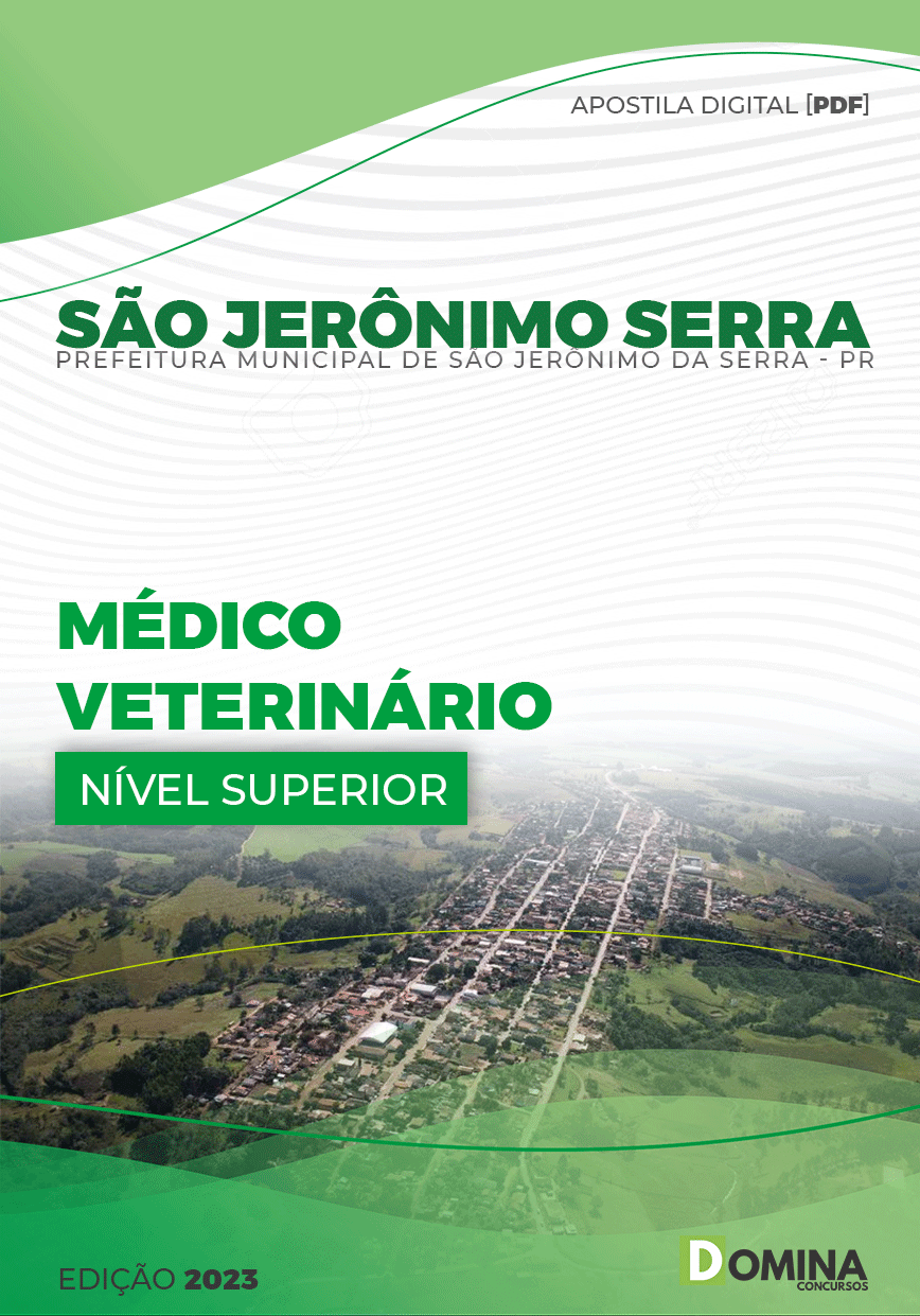Apostila Pref São Jerônimo Serra PR 2023 Médico Veterinário