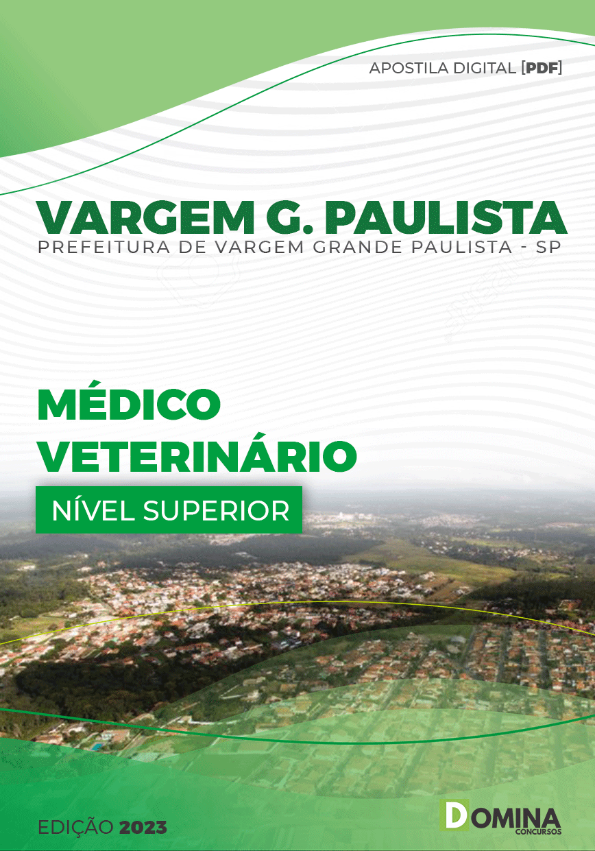 Apostila Pref Vargem Grande Paulista SP 2023 Médico Veterinário