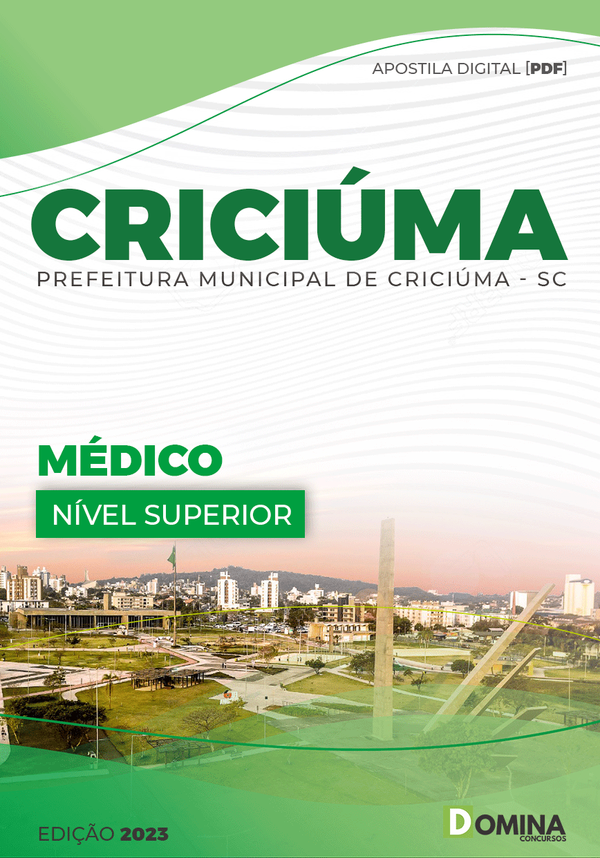Apostila Digital Concurso Pref Criciúma Sc 2023 Médico