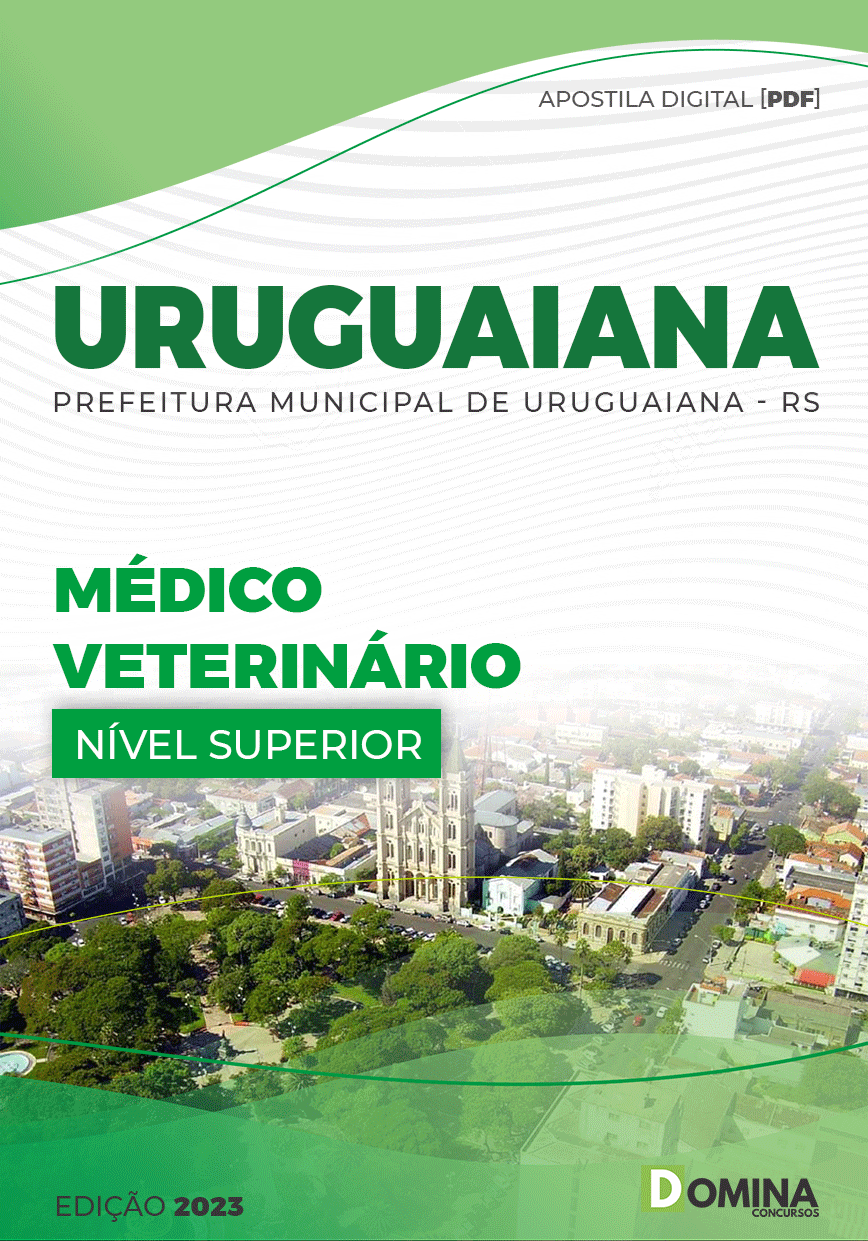 Apostila Digital Pref Uruguaiana RS 2023 Médico Veterinário